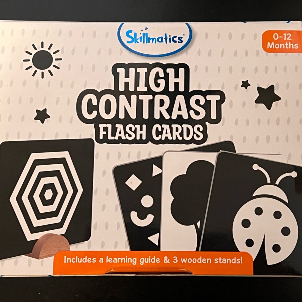 Skillmatics high contrast cards for babies